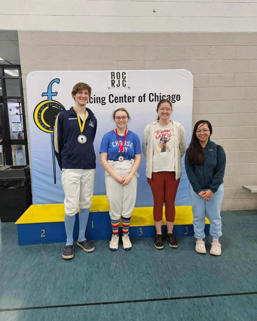 Last weekend Tyler and Lillian brought home some hardware from Libertyville, IL! Tyler fenced three events and Lillian fenced four over the weekend. 

Tyler took 3rd in D2 Men&rsquo;s Saber and qualified to fence Division II at Summer Nationals! Tyle