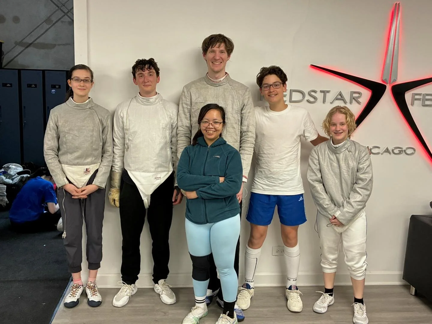 This past weekend, a group of our Fence St. Louis fencers attended the Midwest Collaborative Saber Practice hosted by @redstarfencing. This practice was a chance to fence against a bunch of other Midwest athletes and everyone walked away learning som