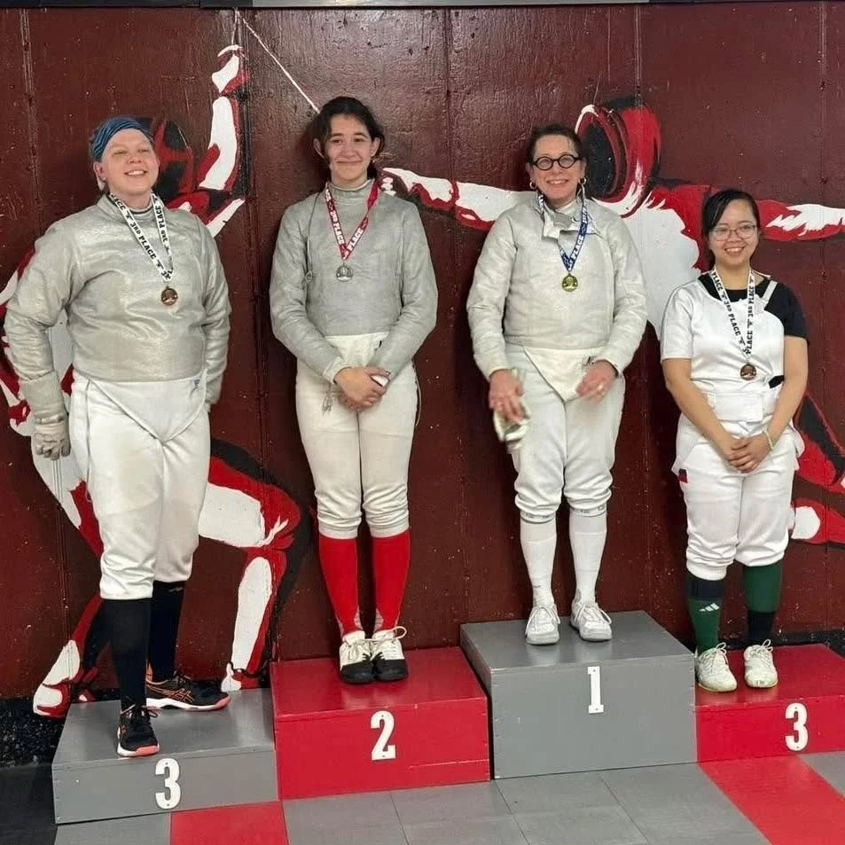 After the collaborative practice last Saturday, our same fencers competed in the NIFC Open on Sunday.

Kendy ended up placing 3rd in her event, Senior Women&rsquo;s Saber. Way to go, Kendy!

#fencestlouis #sabrefencing #saber #stlfencers #stlouis #fe