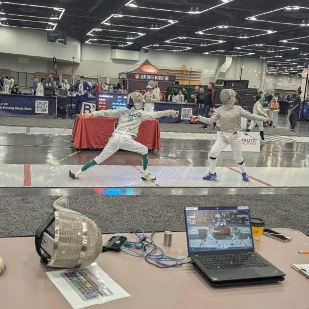 Yesterday Astrid competed in her first national event ever - Y14 Women&rsquo;s Saber! She scored a couple touches in a tough event, and had a bunch of fun. She&rsquo;ll be fencing Division II Women&rsquo;s Saber this afternoon.

#fencestlouis #sabref