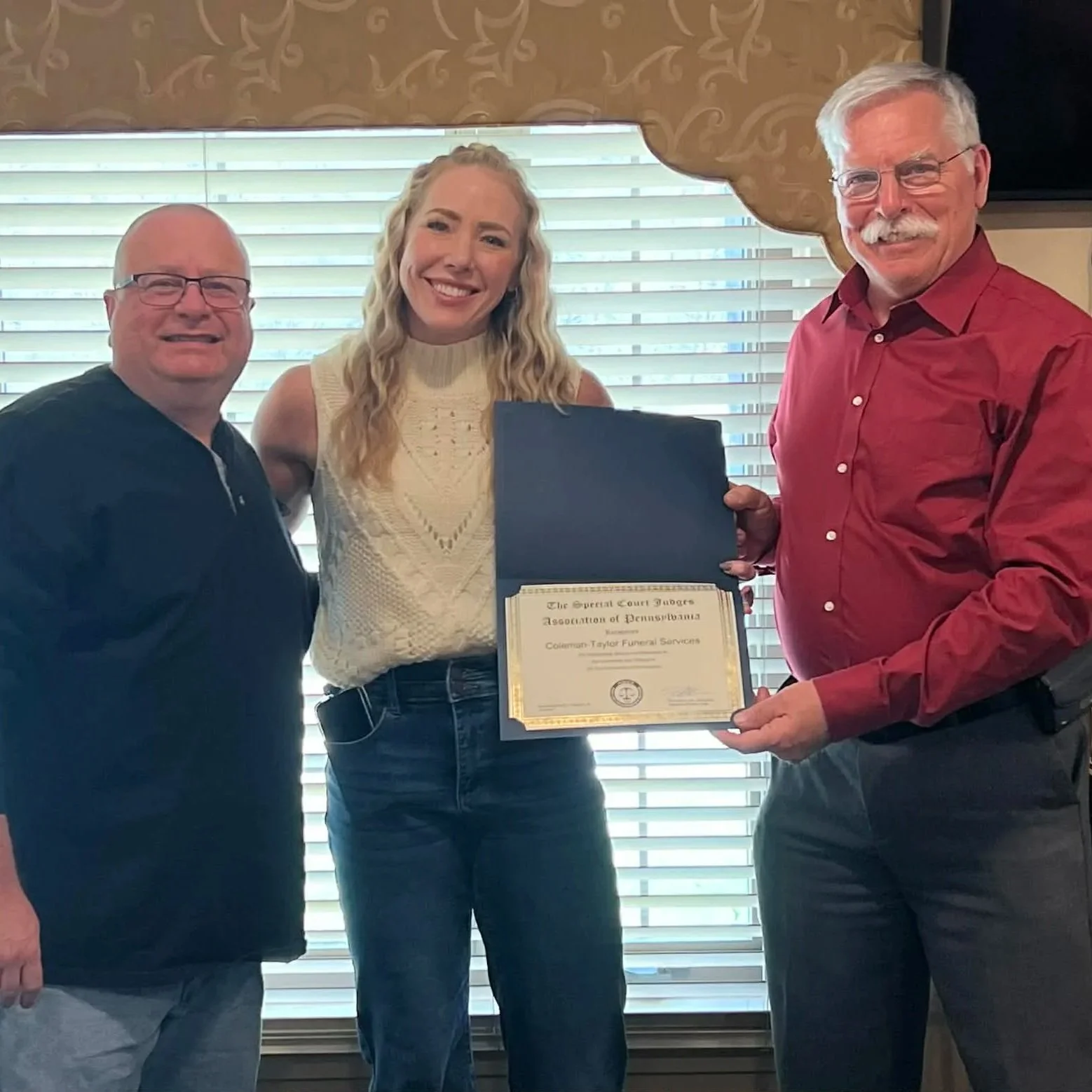 Honored and Humbled: Cecil Township Funeral Home Receives Recognition After Community Craft Event