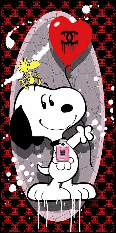 My fashion Balloon, Mixed Media mit Epoxidharz, 120 x 60 cm