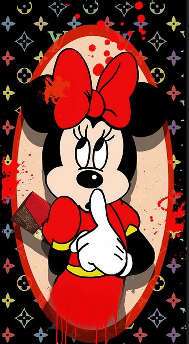 Don't say a word, Mixed Media mit Epoxidharz, 120 x 60 cm