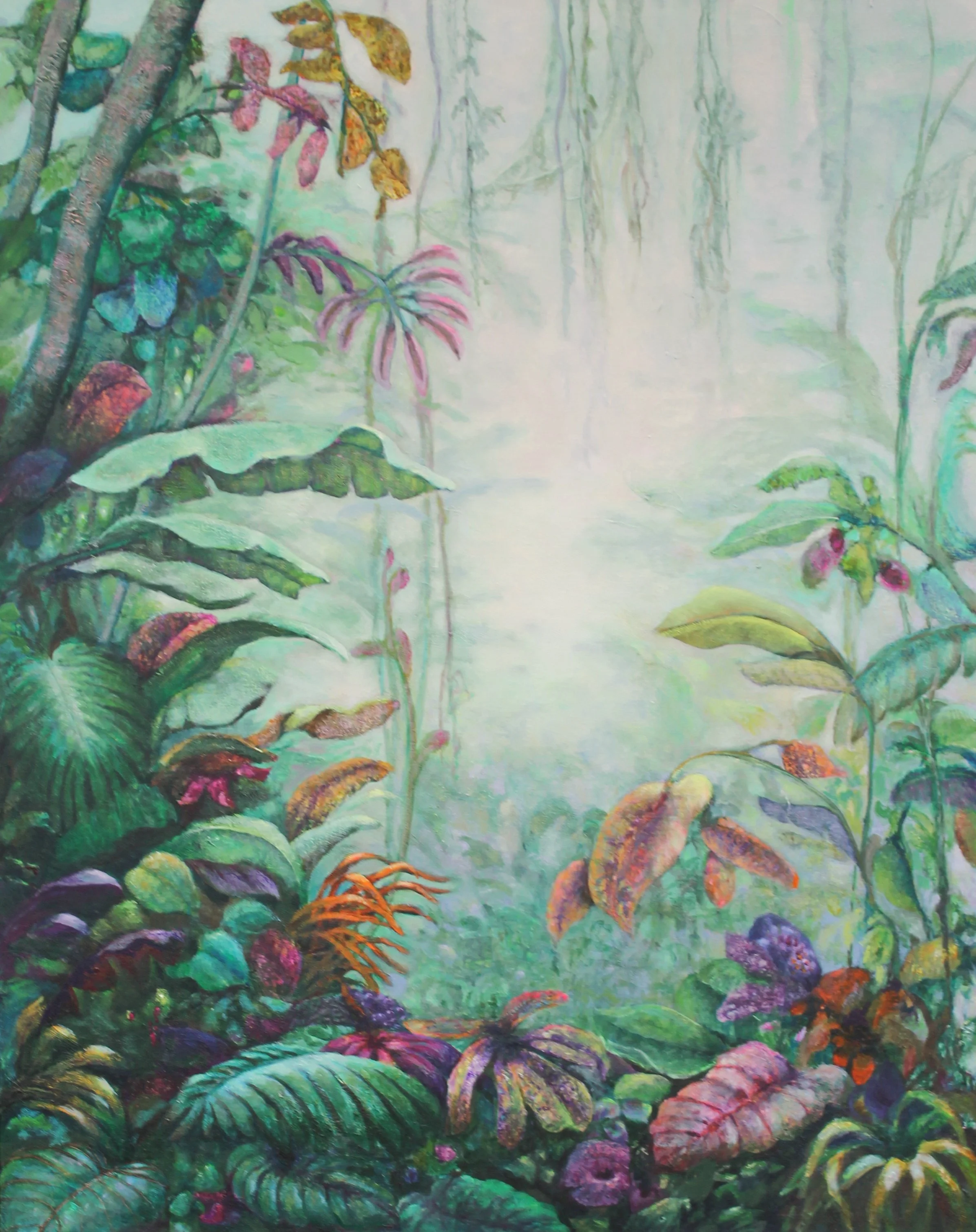 Abundance 4, Öl & Mischtechnik auf Leinwand, 130 x 100 cm, Unikat
