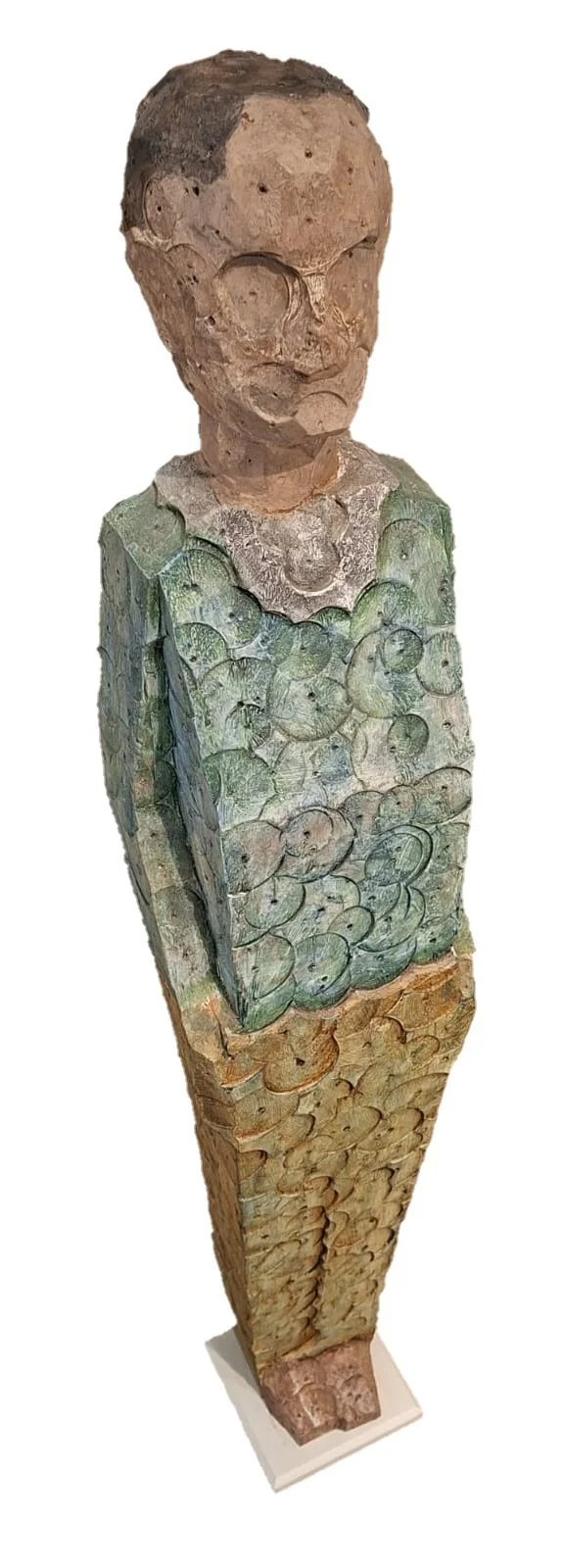 Johannes Rößle, Weit voraus, Lindenholz, bemalt, Höhe 75 cm III.jpg