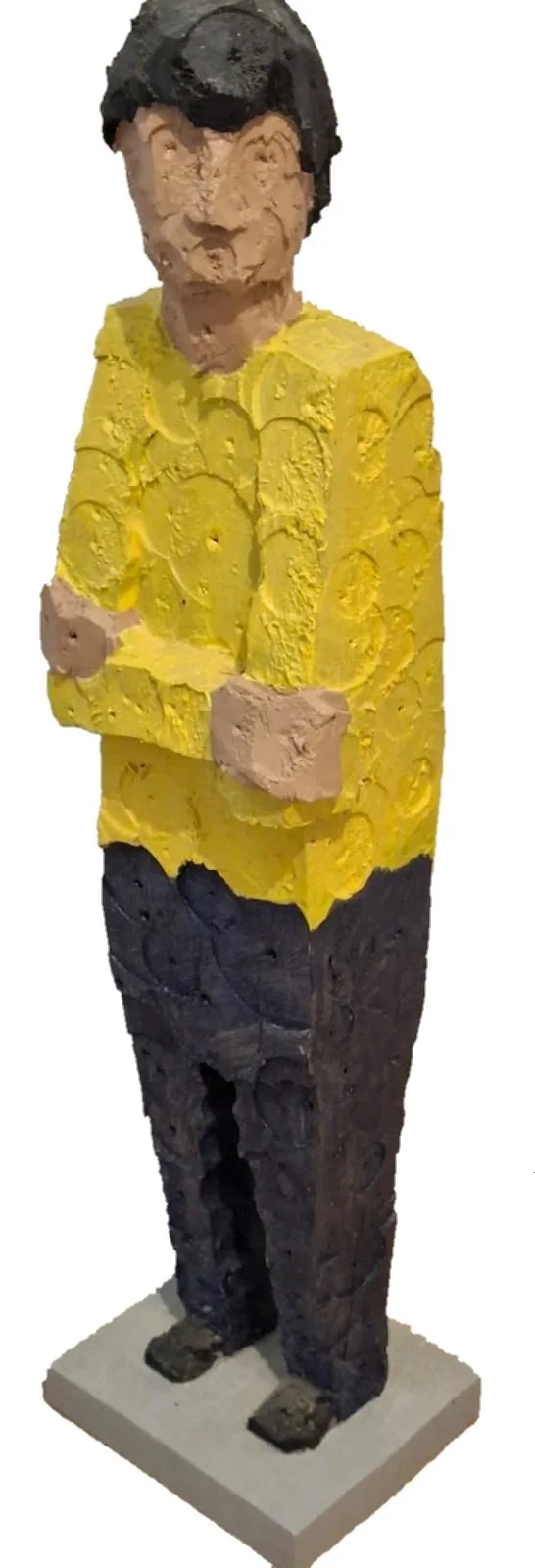 Johannes Rößle, Mit mir nicht, Lindenholz, bemalt, Höhe 38 cm III.jpg