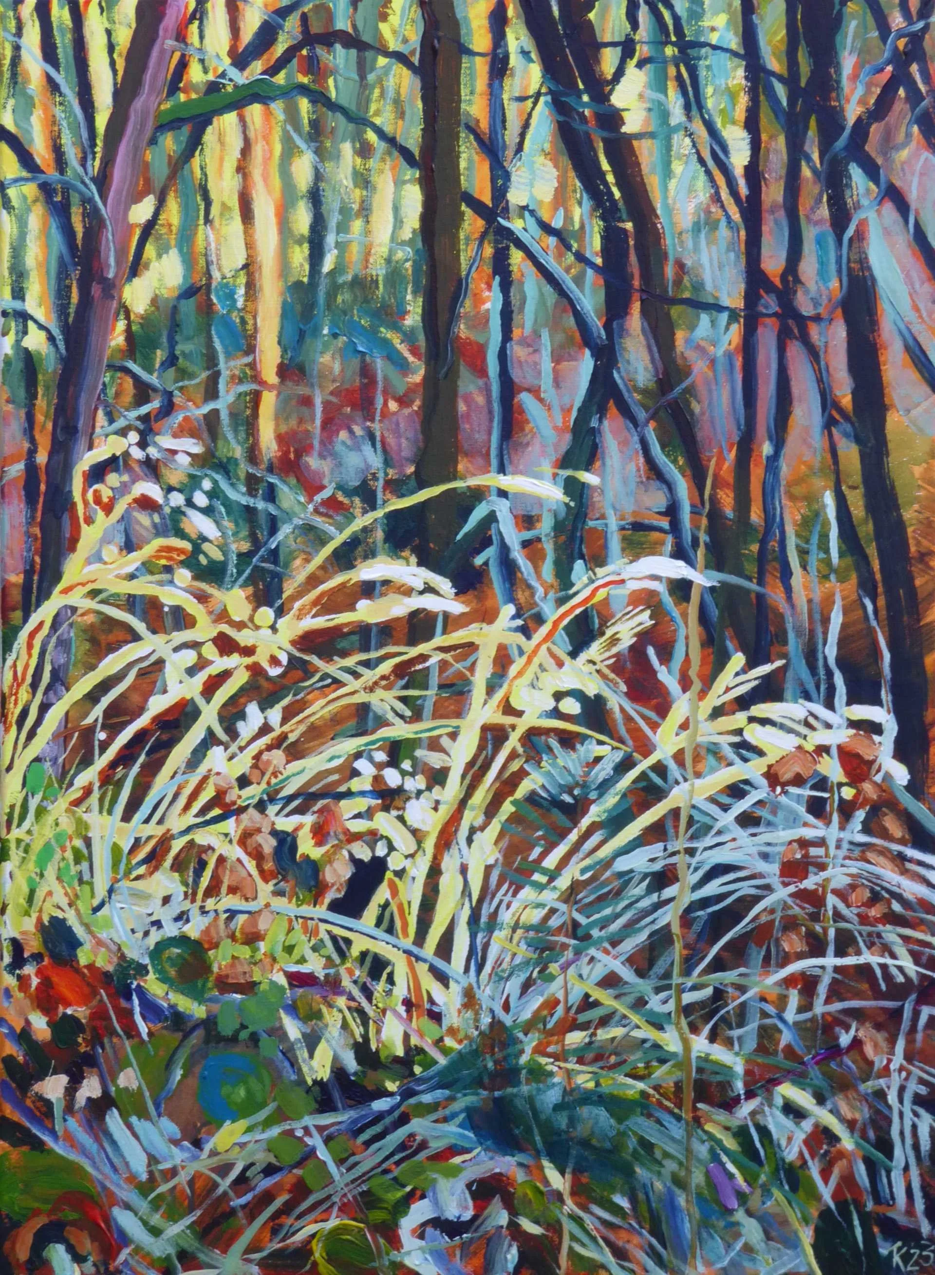 Sonneninsel, Acryl auf Leinwand, 70 x 50 cm