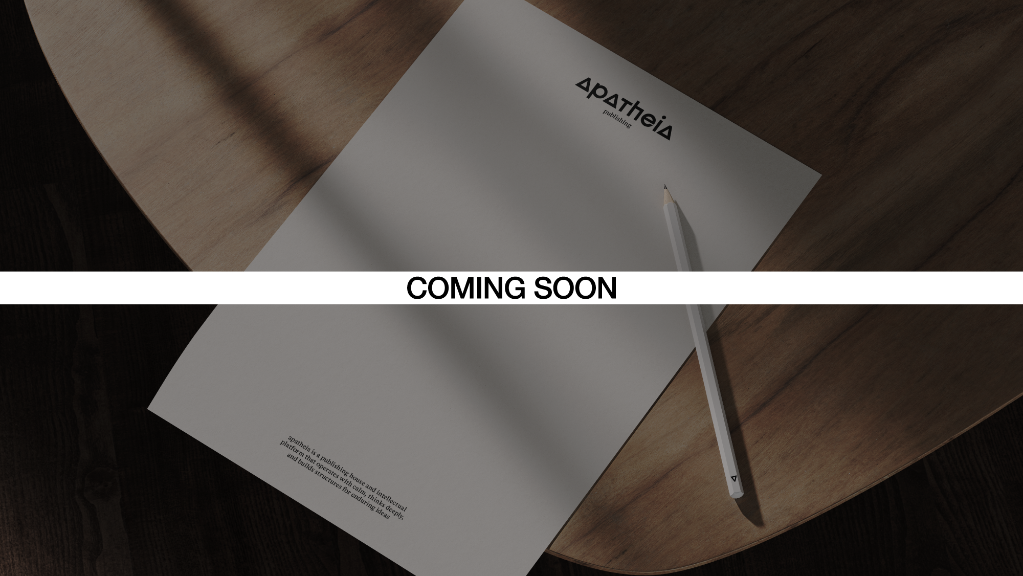 Apatheia Publishing • Brand Identity
