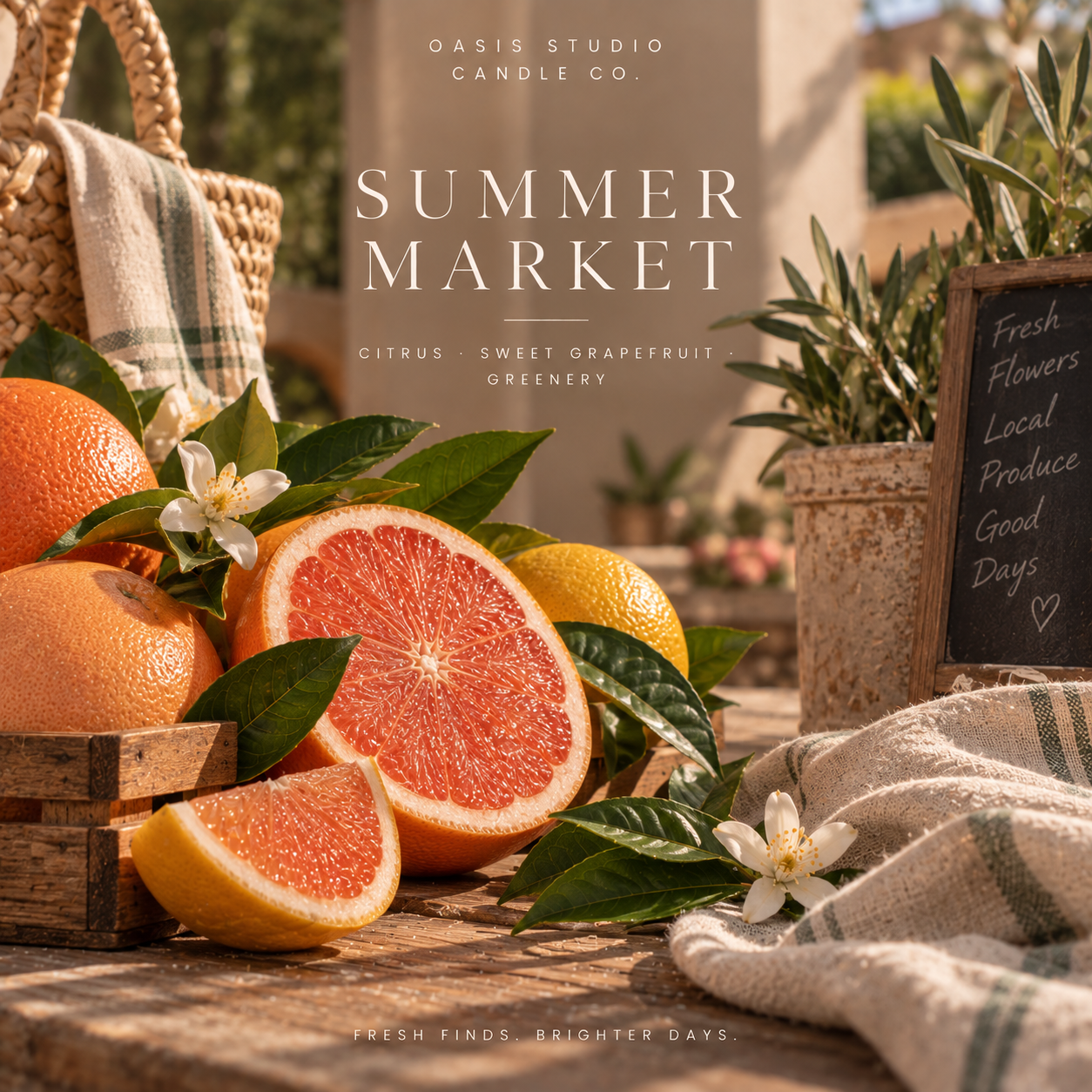 summer market candle