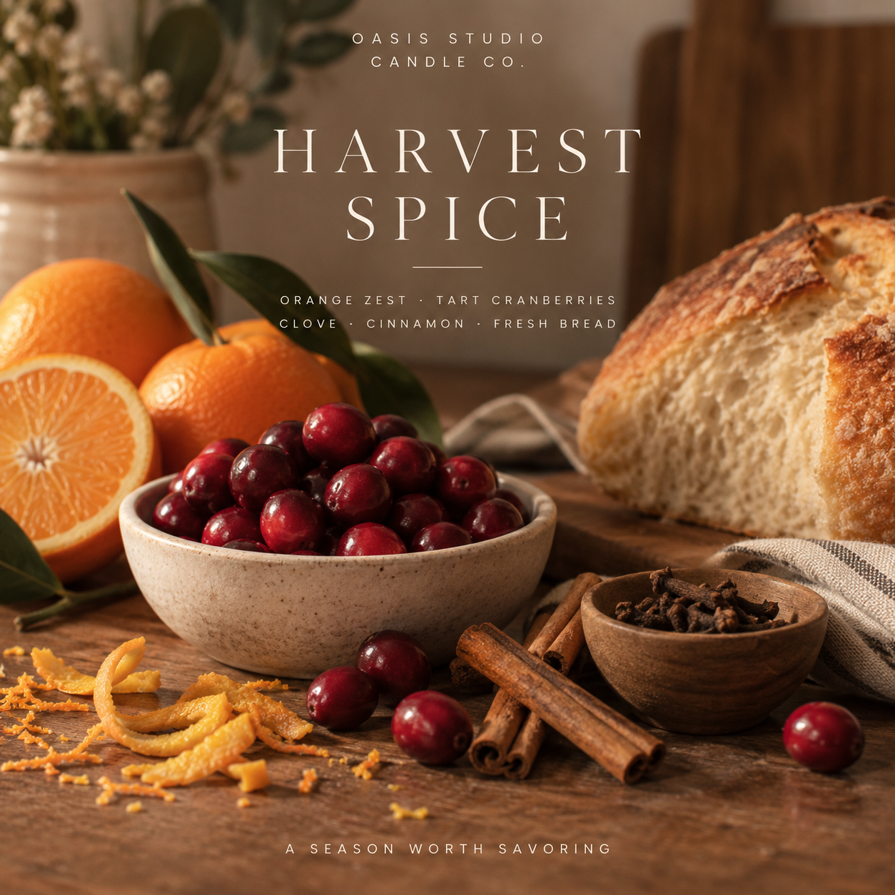 harvest spice candle