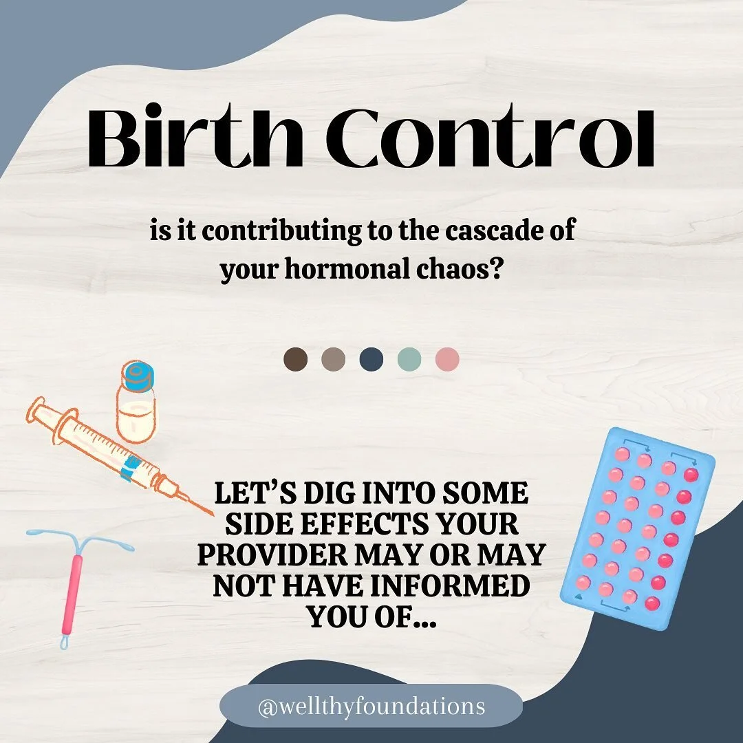 The controversial topic of ✨birth control✨ 

Not only is birth control classified as a group 1 carcinogen by the IARC, shutting down the communication between our ovaries and brains never did quite sit right for me. I was all for BC back in the day b