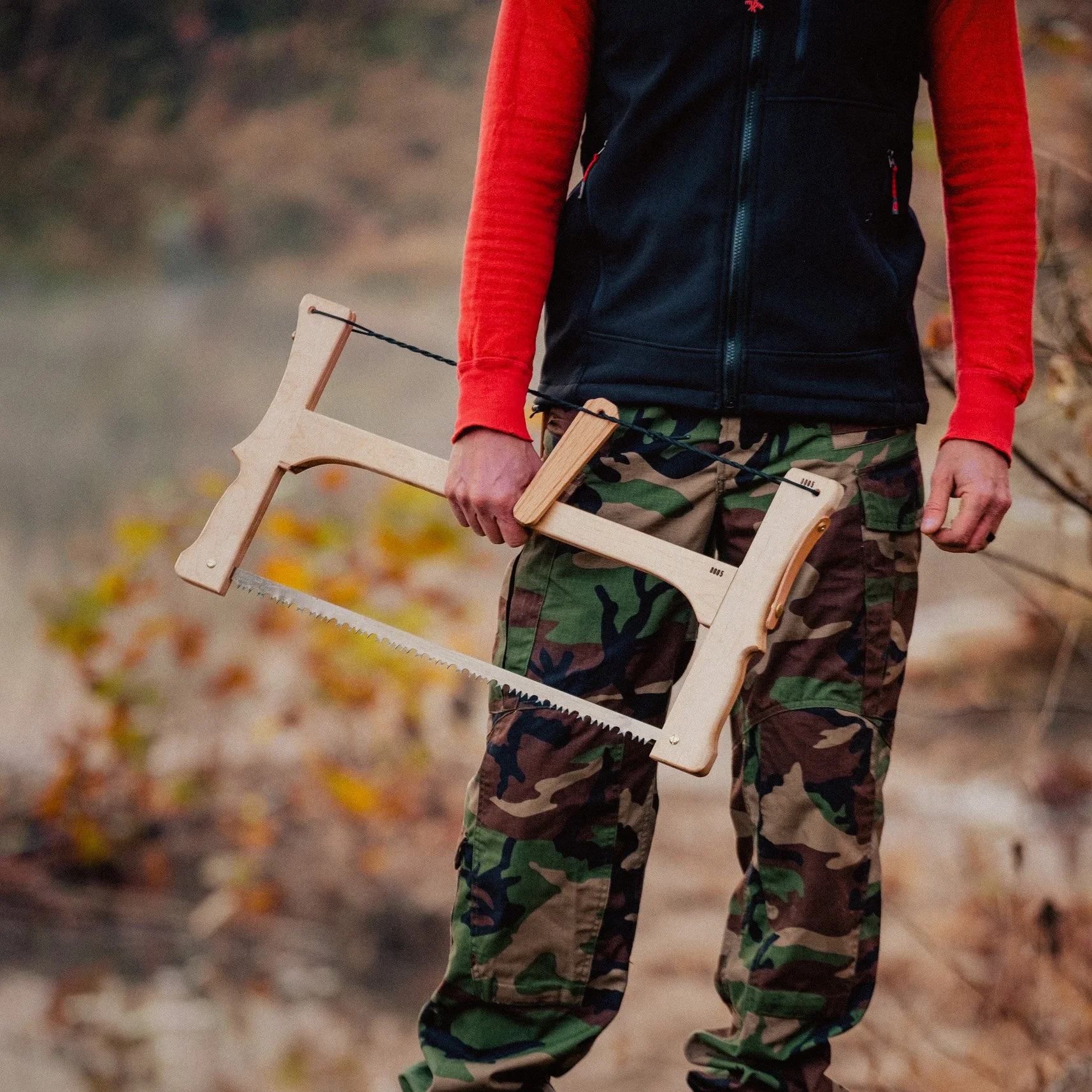 Shankle Homestead Maple Take-Down Bucksaw