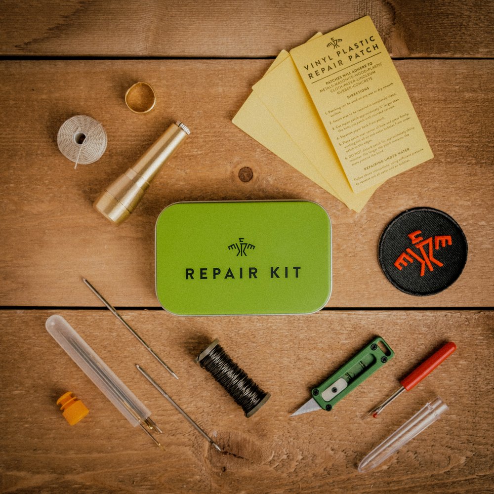 CreekKits™ Bug Out Repair, Sewing, and Patch Kit — Creek Stewart