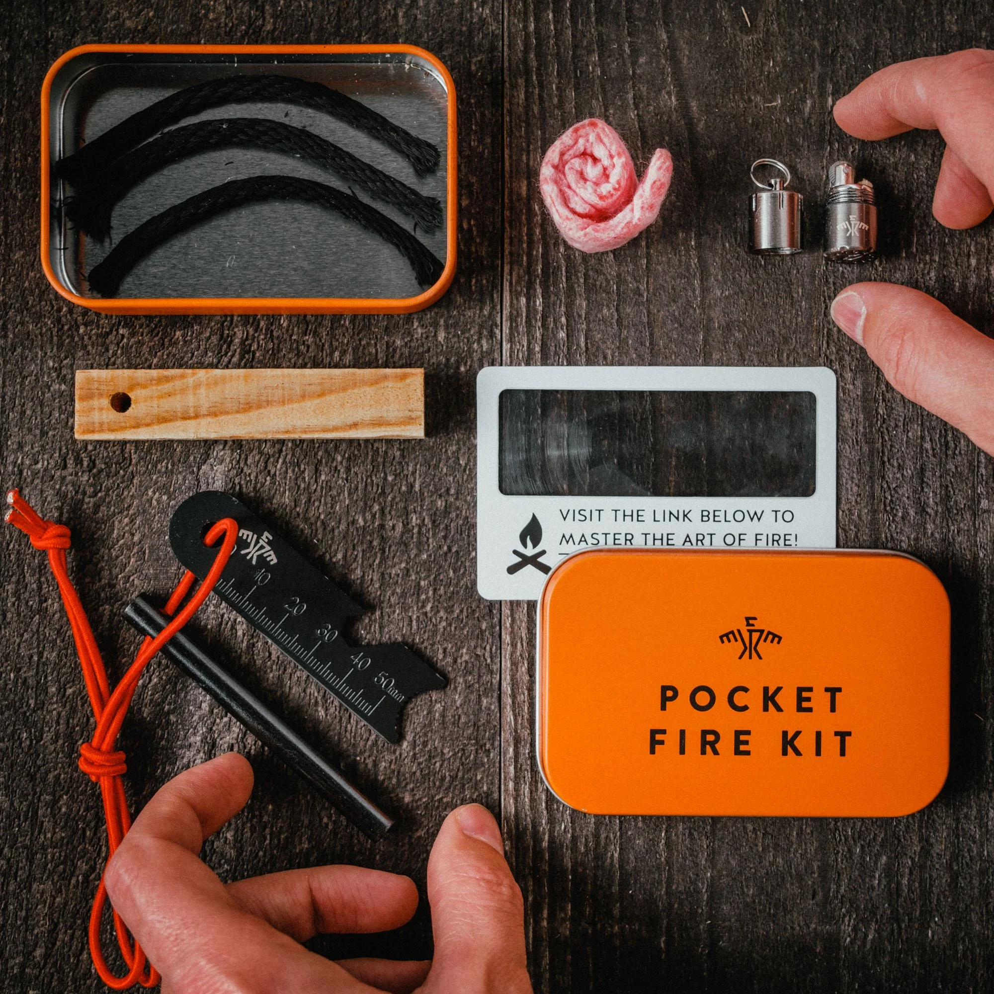 CreekKits™ Pocket Fire Kit (TIN ONLY)