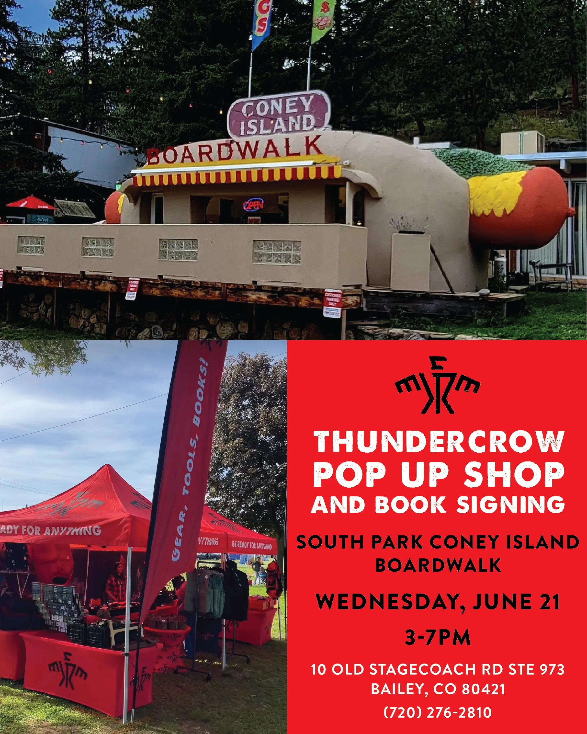 ThunderCrow Pop Up Shop &amp; Book Signing (COLORADO)