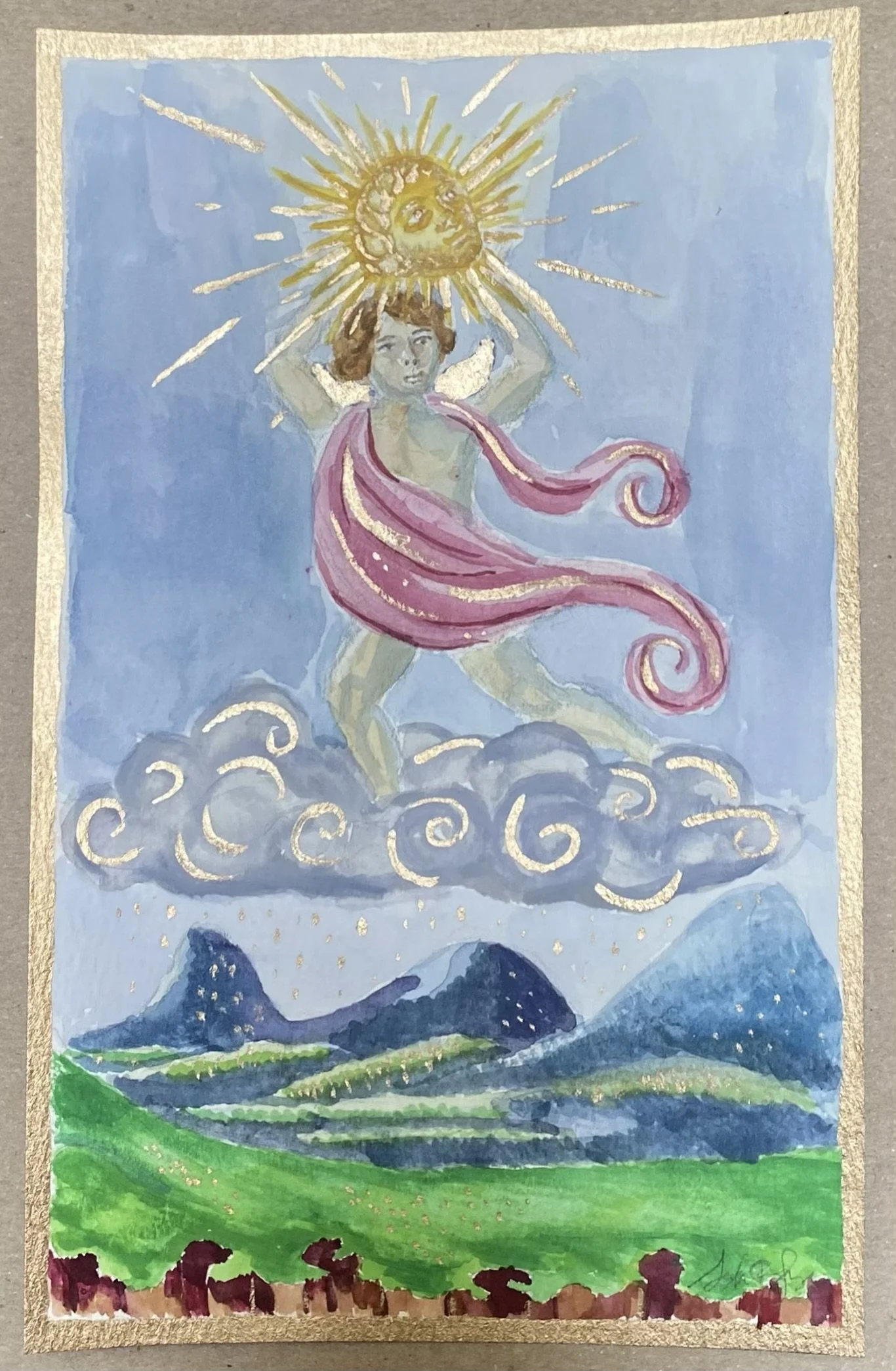 Sun Tarot card