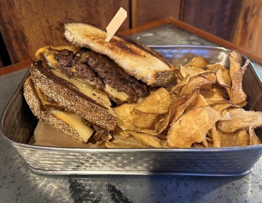Our specials this week: 

Patty Melt- two sliders topped with American and onion jam served on rye with fries

Southwest Salad- roasted corn, black beans, red onion, tomato, cheddar, avocado, blackened chicken, crispy tortilla strips served with cila