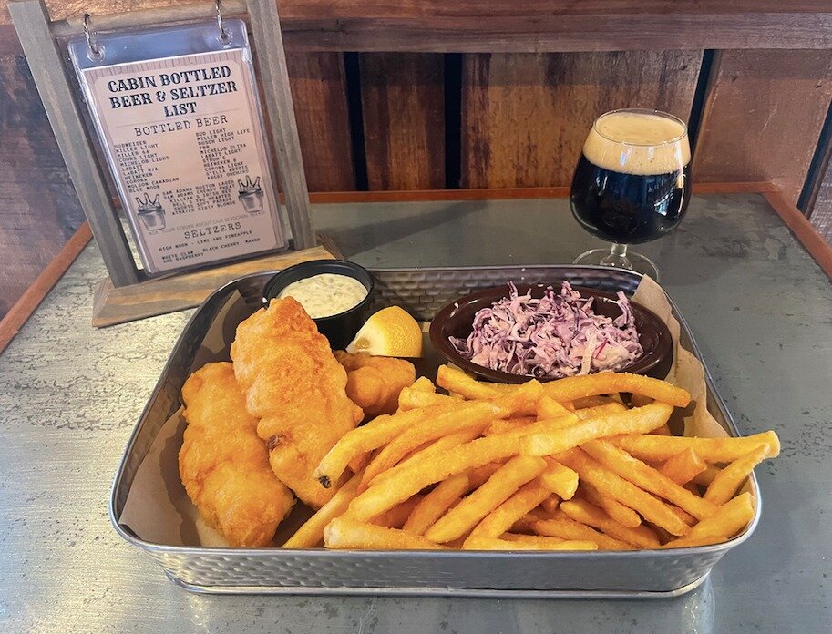 Fish and Chips available today and every Friday through Lent.