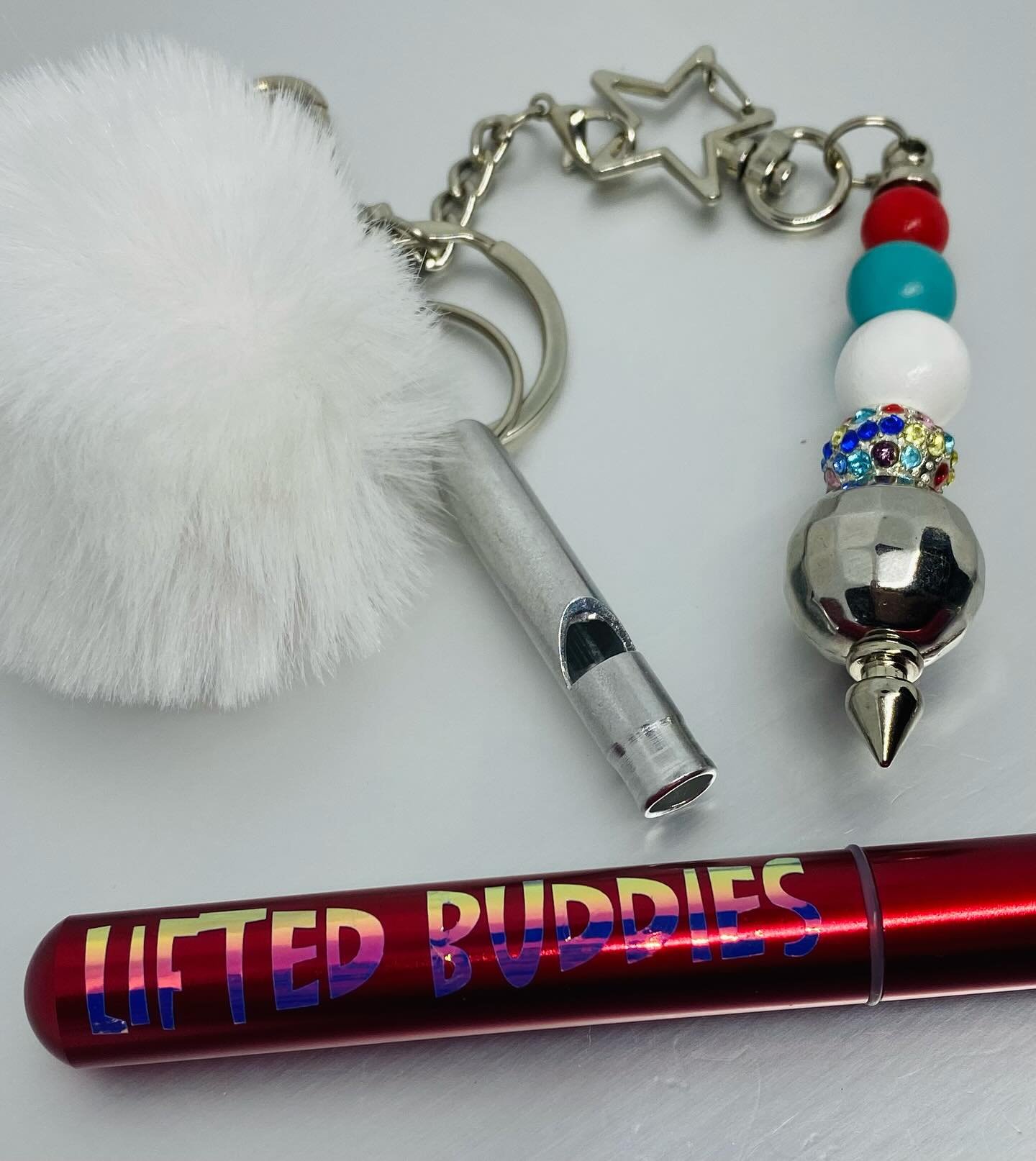 ✨Rhapsody Glam &amp; Mercury Rising✨ 
featuring an airtight &amp; waterproof tube! 
🔹🔺🪩🔺🔹
#airtight #waterproof #keychain #freddiemercurytribute #queen #rocknroll