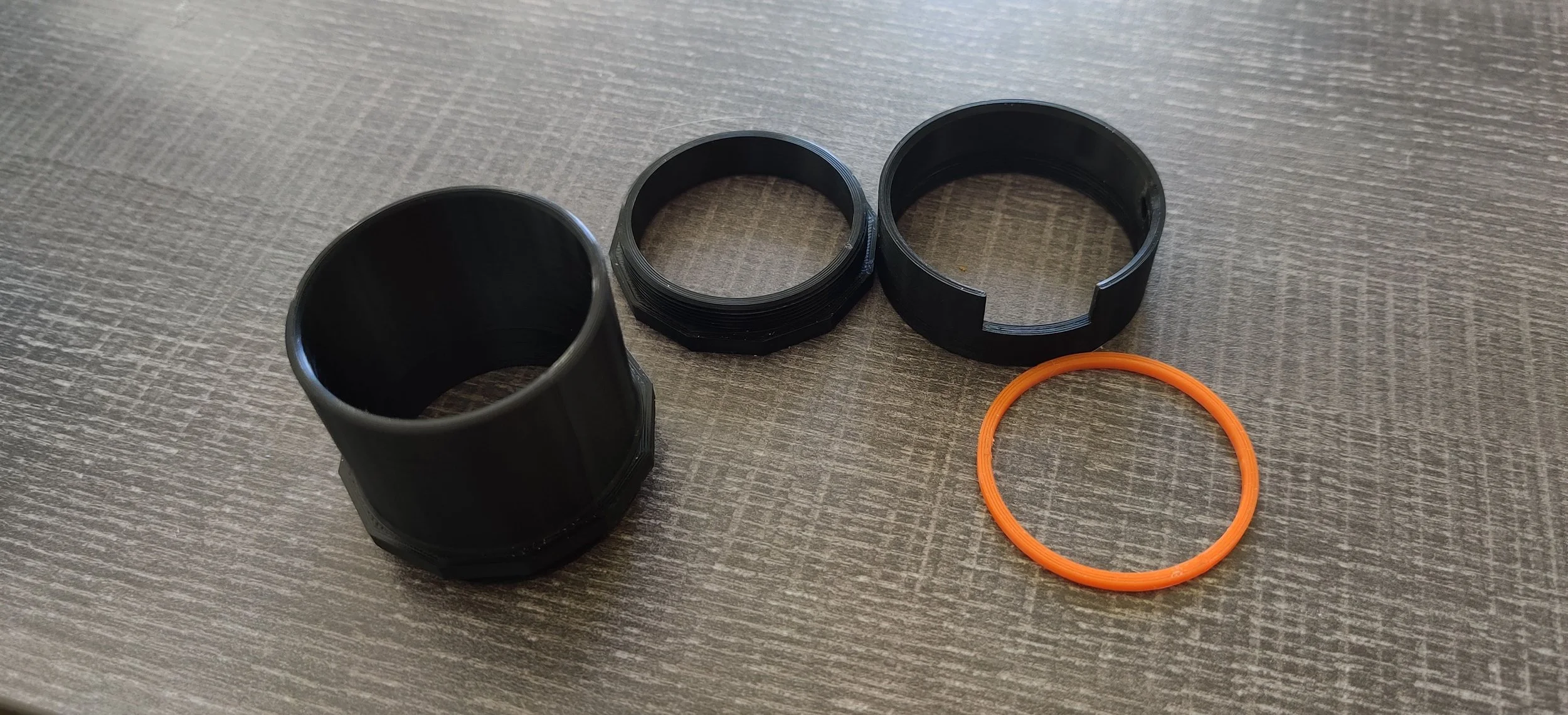 Lens holder kit for HHA bow sight.  Can be built for any sight to customize optics