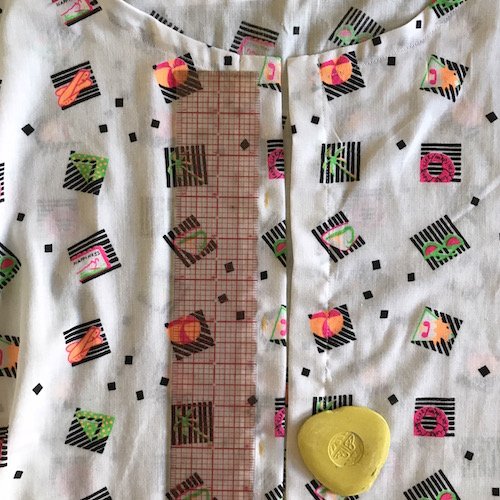 button front — 100 Acts of Sewing