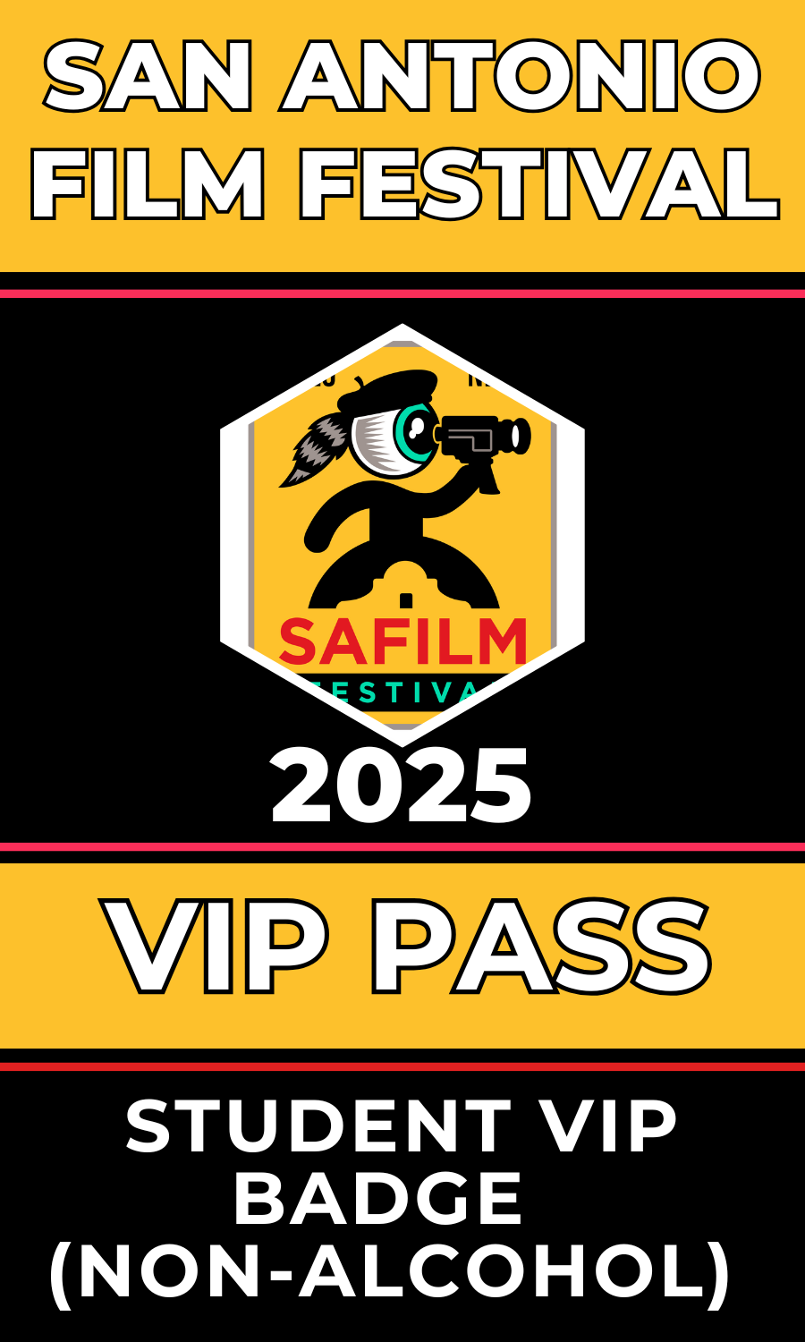 Red And Black Modern Business Conference VIP Pass Identity Card.png