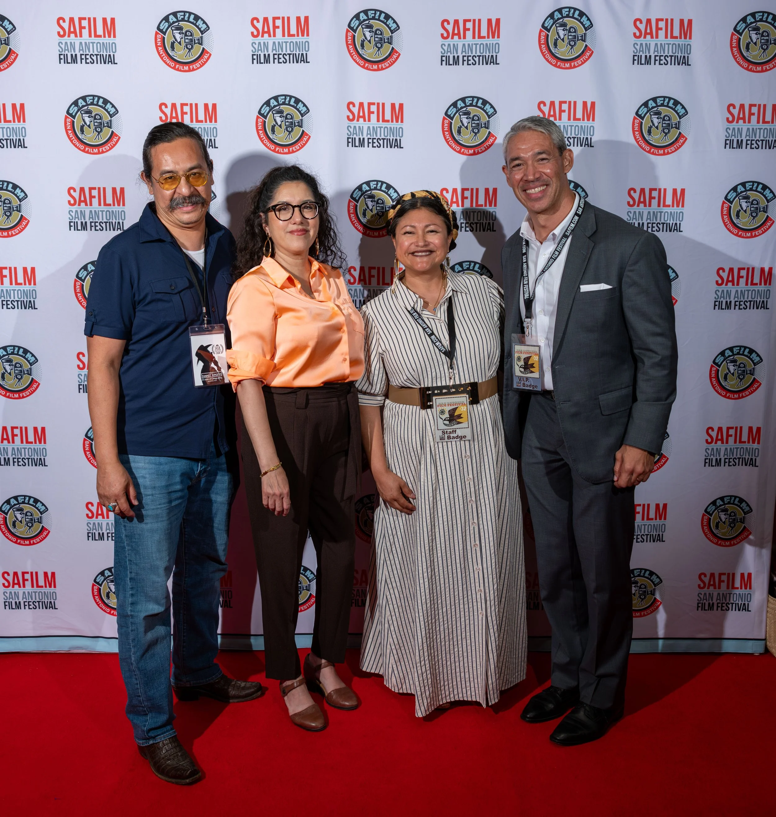 RON NIRENBERG, ERIKA PROSPER WITH SAFILM FOUNDERS.jpg