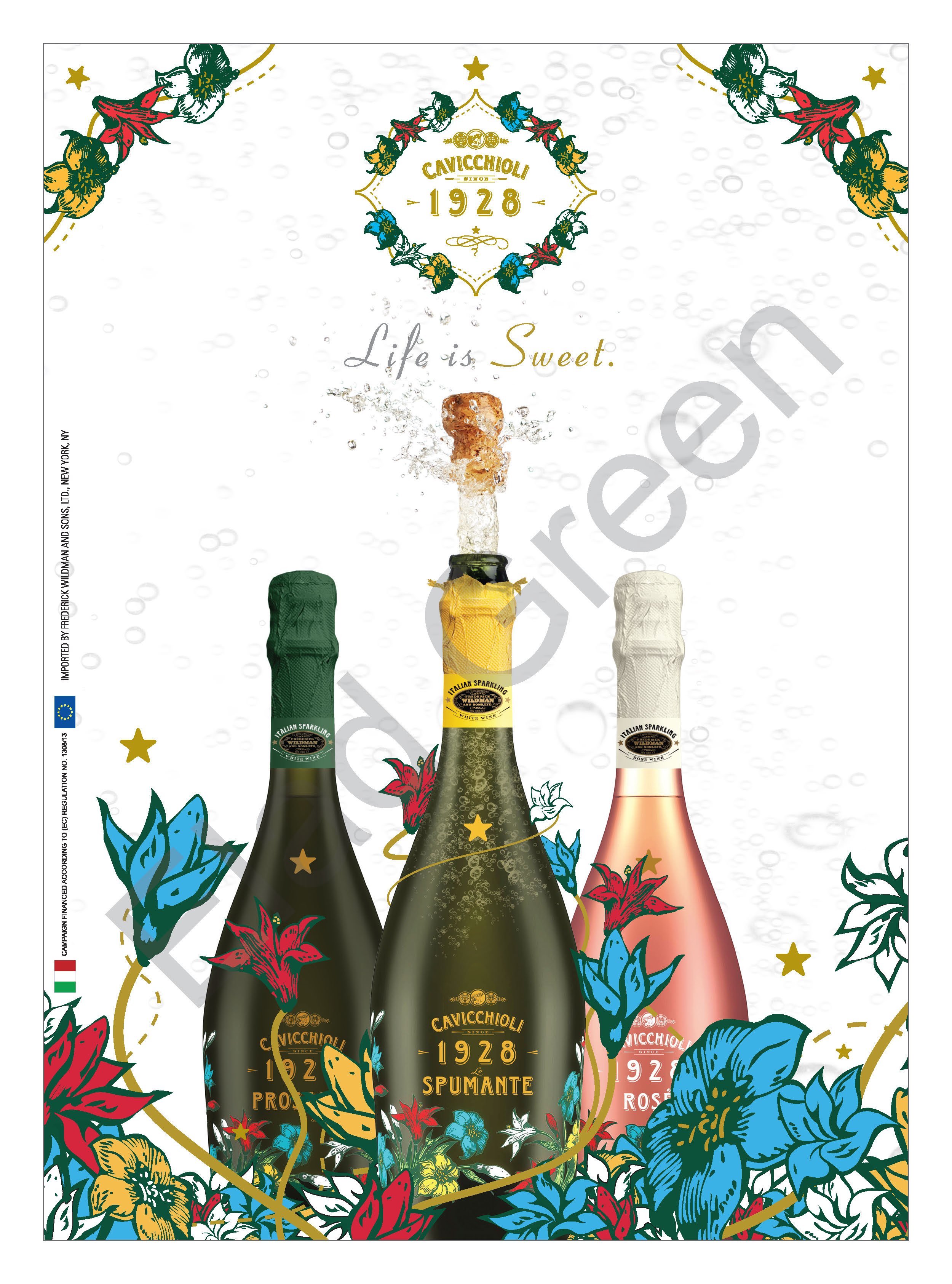 Cavicchioli 1928 "Life is Sweet" Brides Magazine, 02/2016 ad