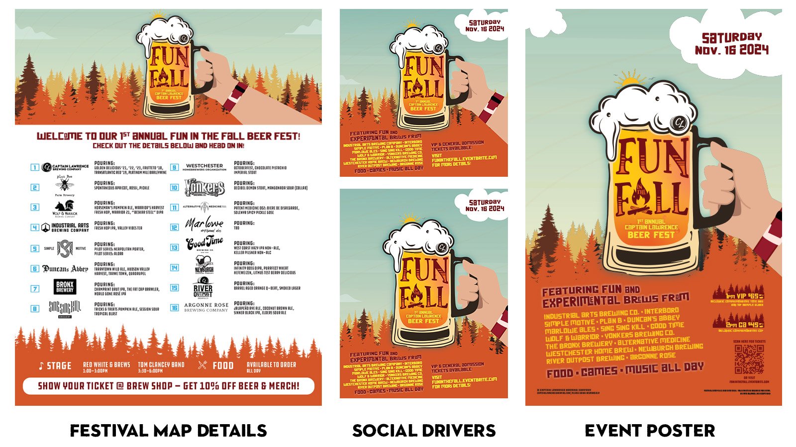 Captain Lawrence "1st Annual Fun in the Fall" Beer Festival - 11.16.2024