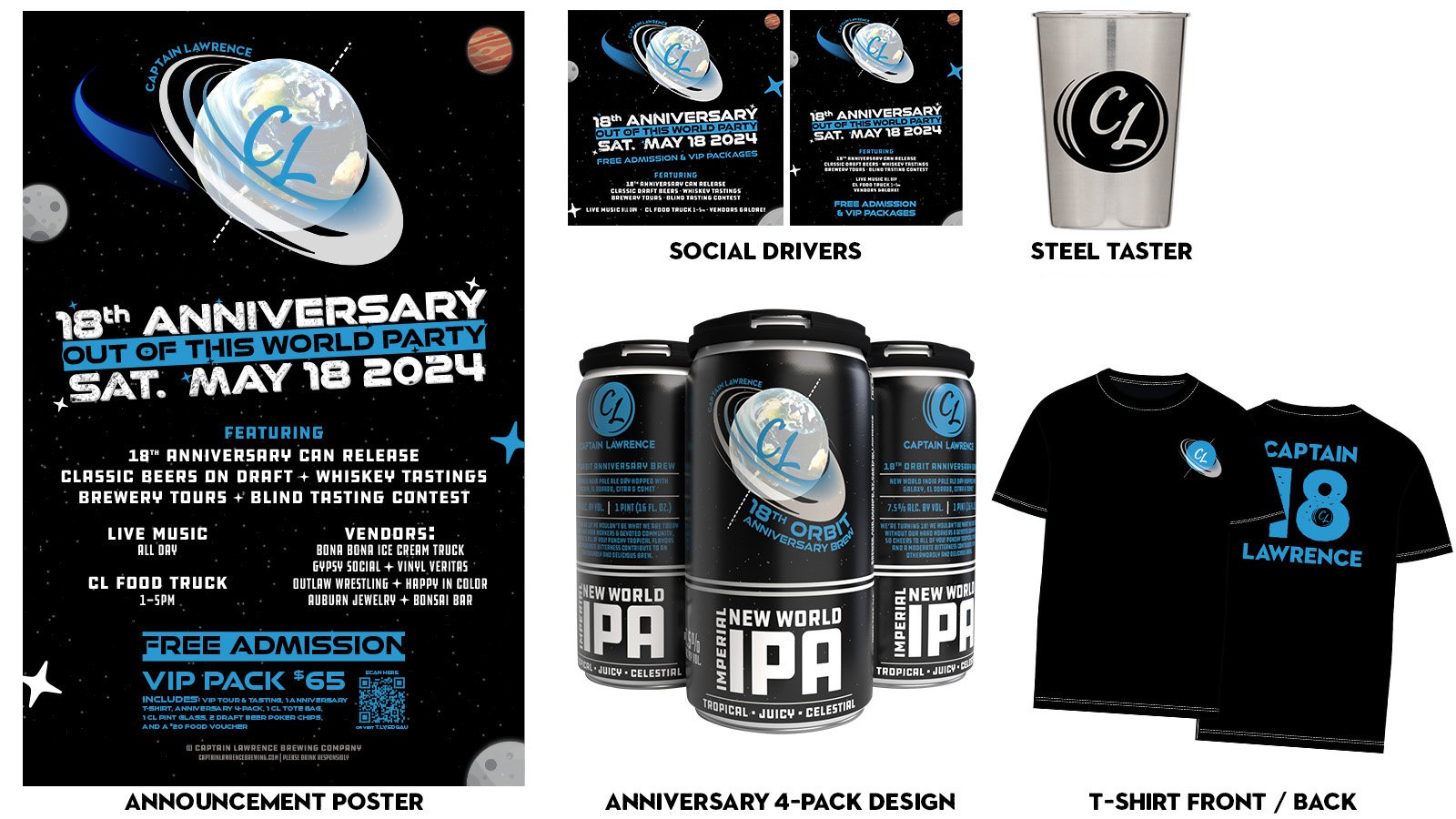 Captain Lawrence 18th Anniversary - Event Package (May 2024)