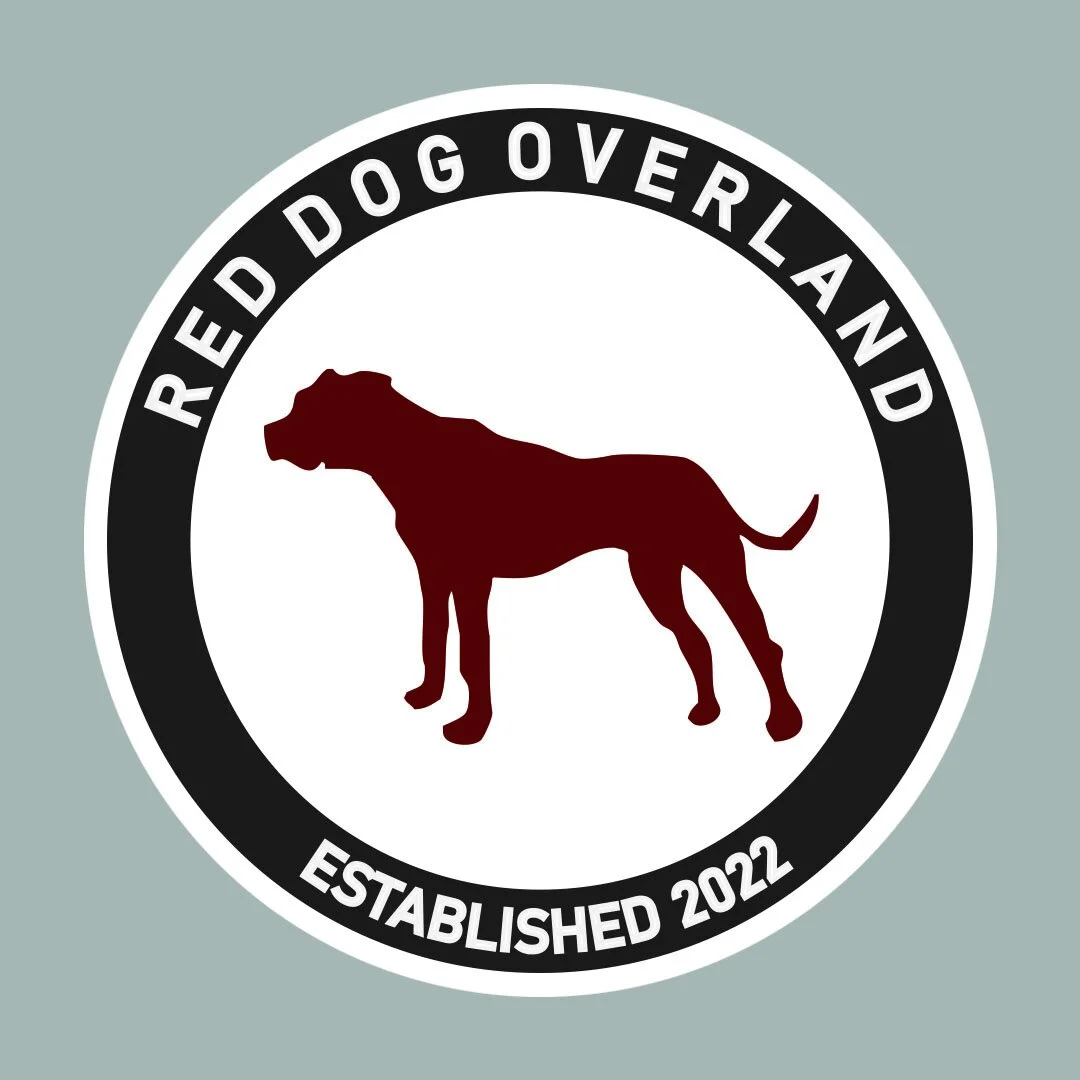 Red Dog Overland Toyota Apparel Shirts Hats Stickers Parts MOLLE — Red