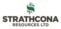 The logo for Strathcona Resources Ltd, featuring a stylized green and black icon above the company name.