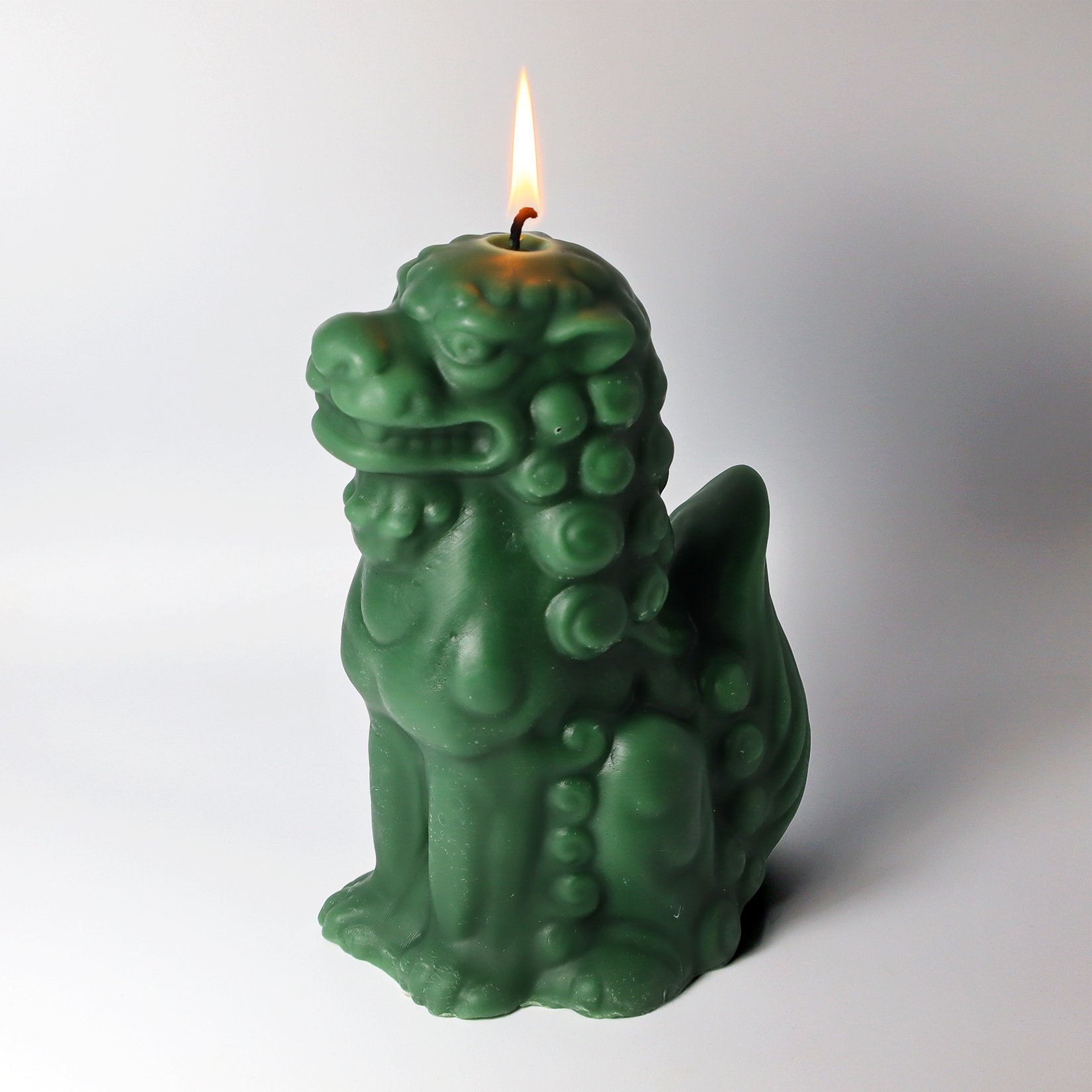 Fu Dog Candle