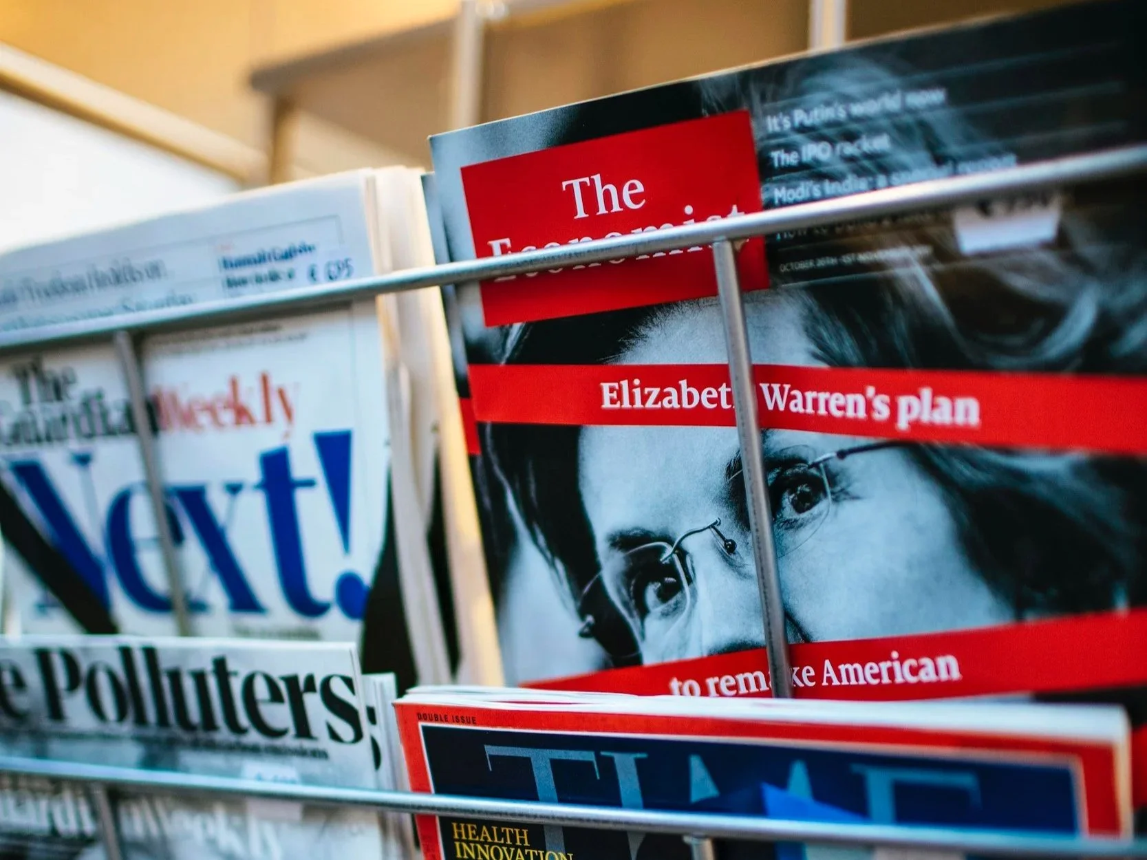 Life magazine displayed on a newsstand, showcasing celebrity and entertainment culture headlines