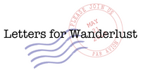 Letters for Wanderlust | Letters for Travel Adventures