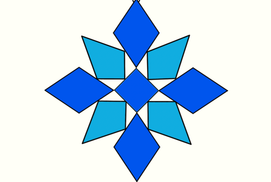 Half-Day Stained Glass Workshop // Snowflake Pattern