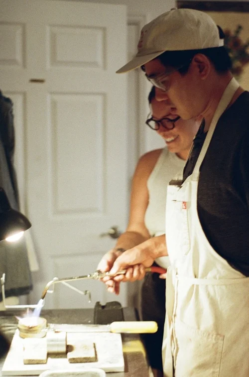 A student at a Fleur workshop