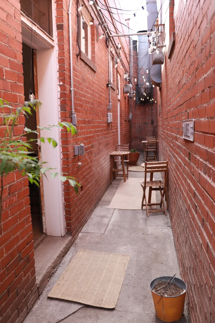Outside the Fleur studio