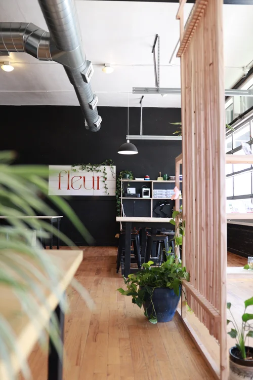 Inside the Fleur studio