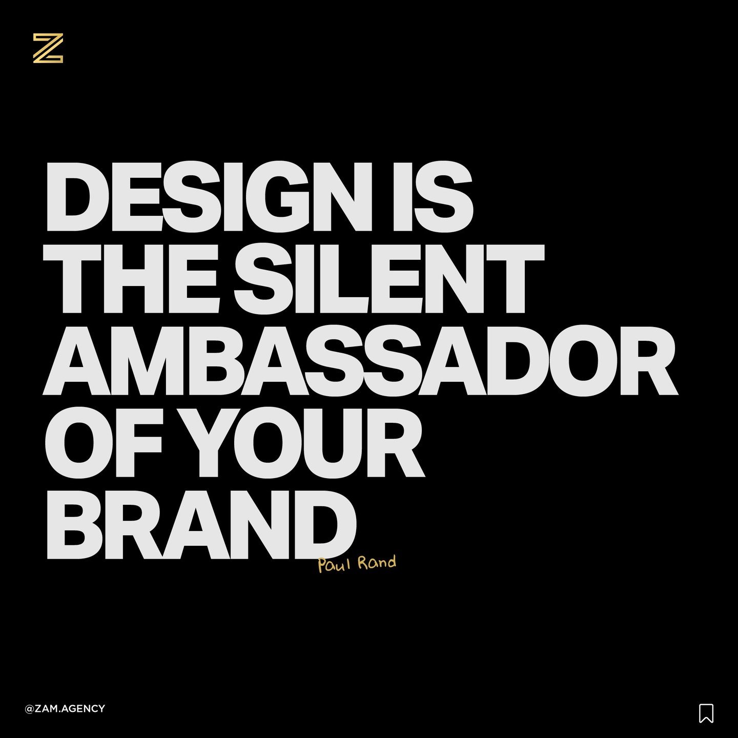 &quot;Design is the silent ambassador of your brand.&quot; - Paul Rand

📣 In the realm of branding, design speaks volumes without uttering a word. Every element &mdash; from typography to colour palette &mdash; echoes your brand's ethos and mission,