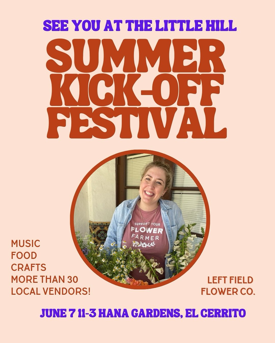 It&rsquo;s almost summertime y&rsquo;all! ☀️👒🌻

This @thelittlehill event is one of my favorites &mdash; not only to be a vendor at, but also to attend! It&rsquo;s so much fun to connect with our neighbors in this way.

See you there??