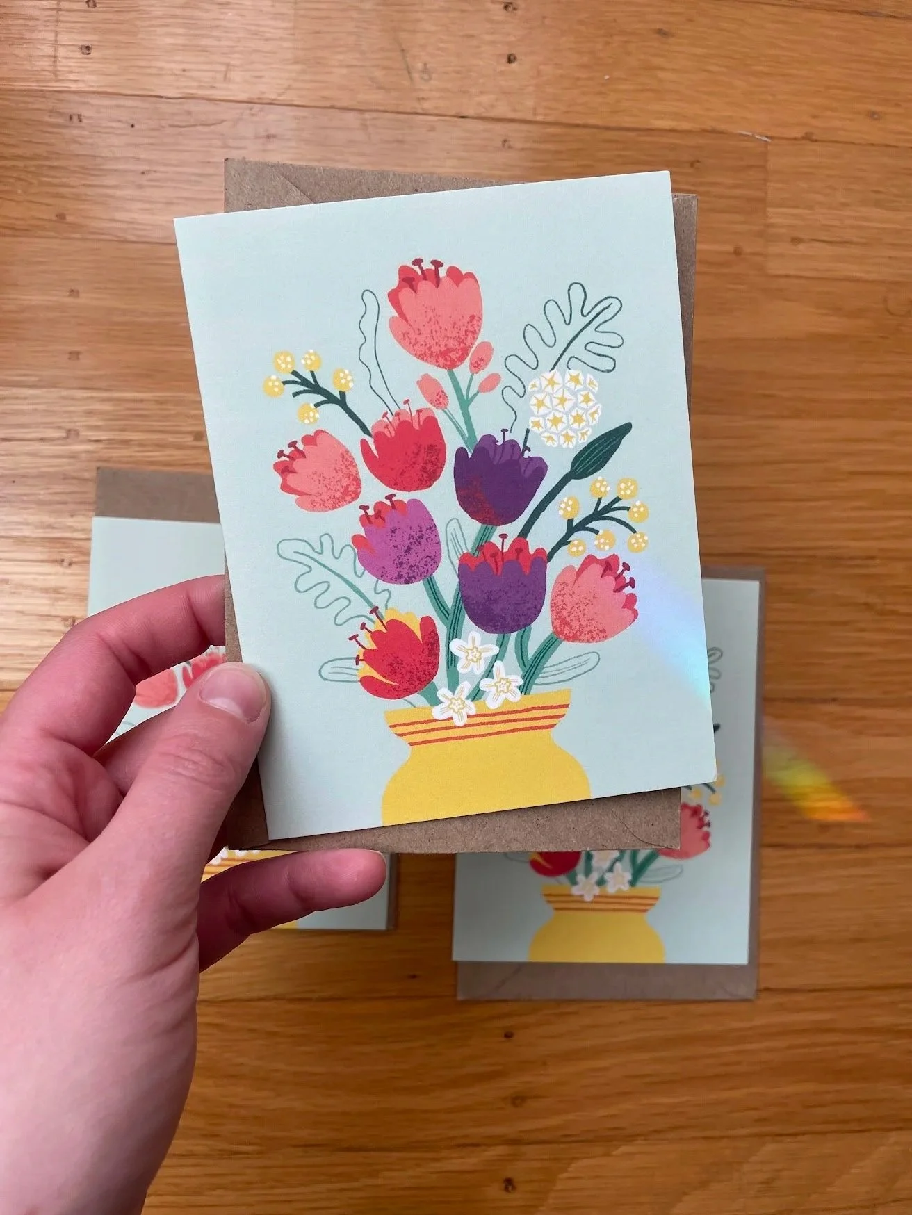 Bouquet Greeting Card