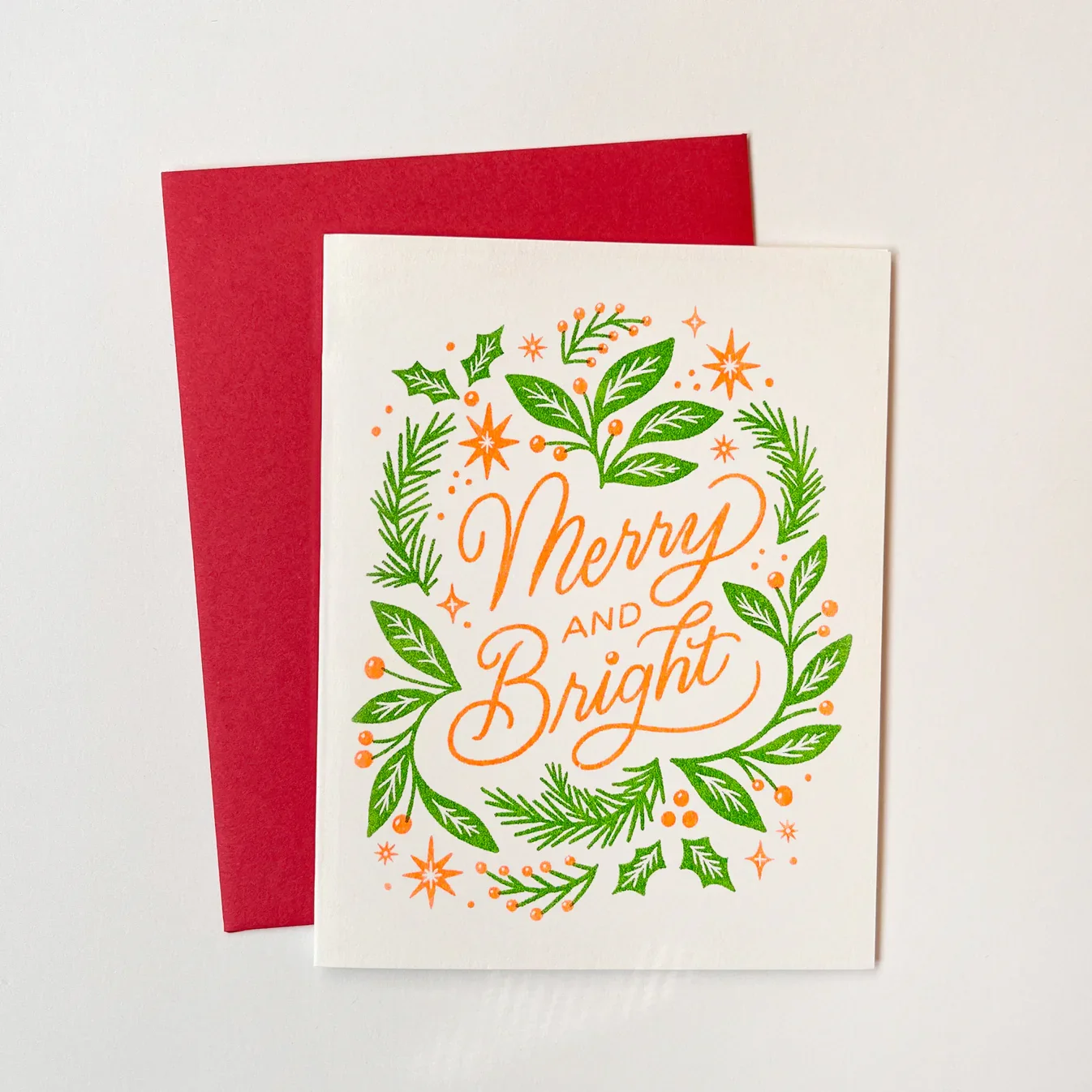 Merry and Bright Greeting Card
