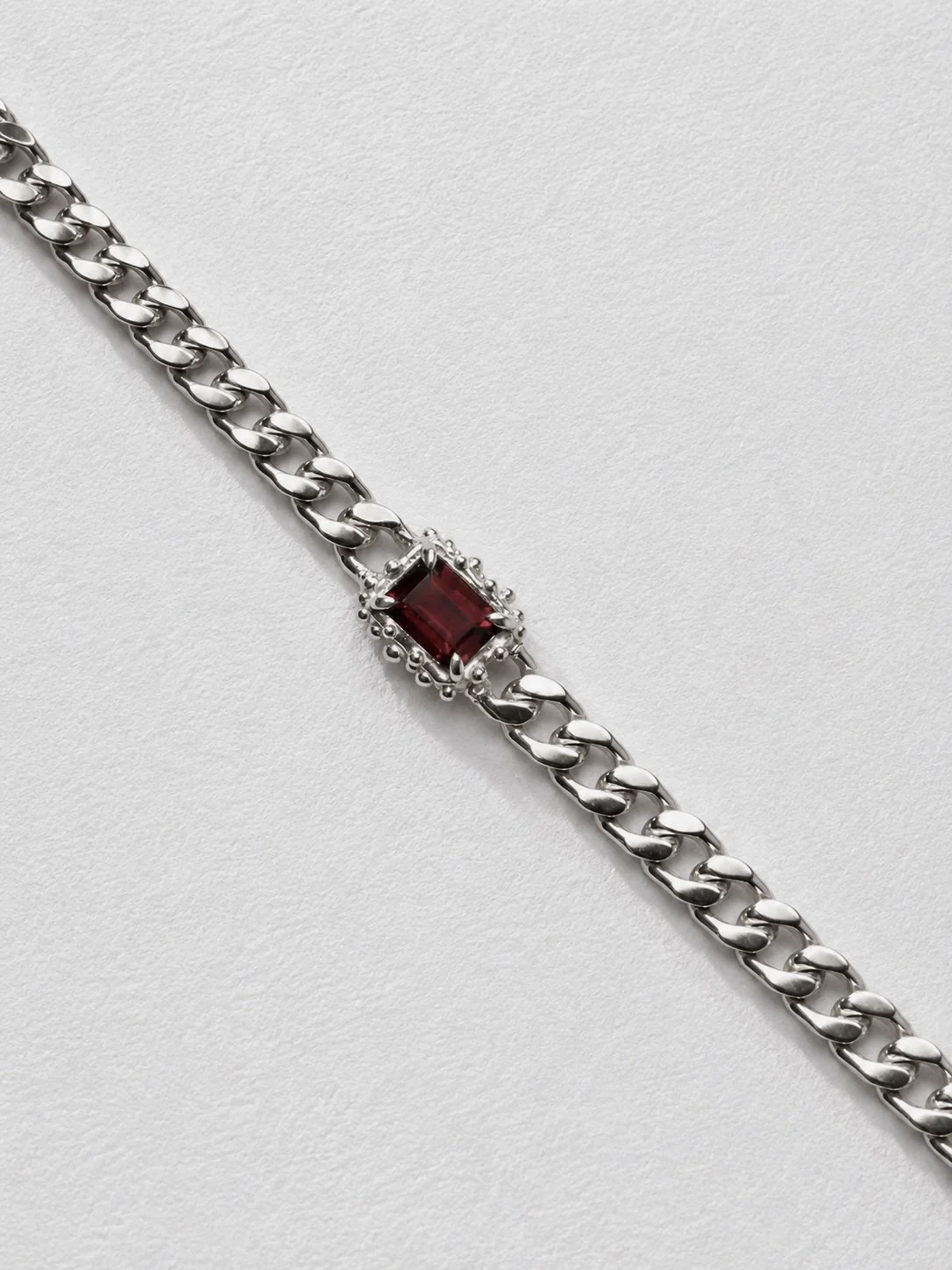Bracelet Argent et Grenat