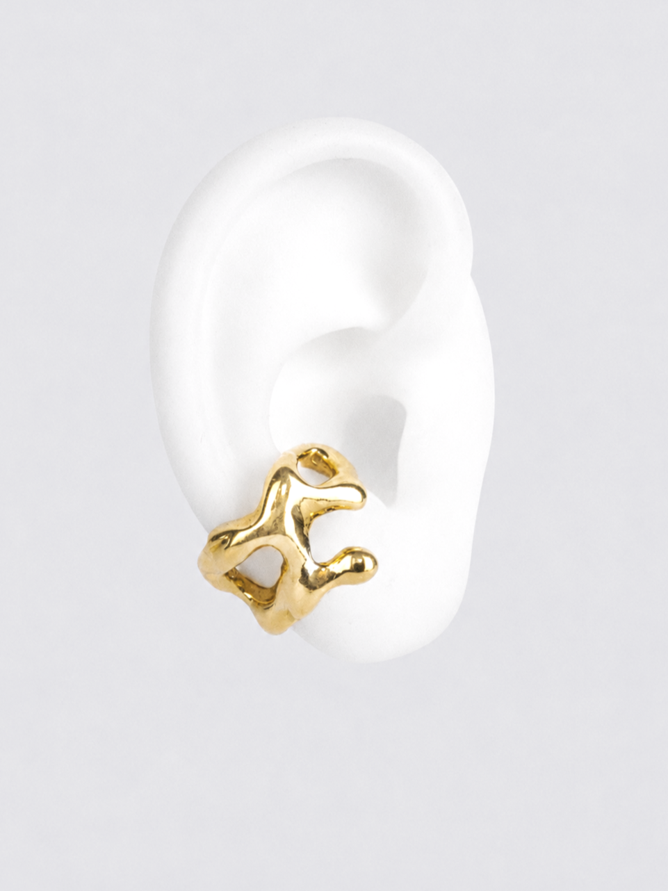 Curved Couple Ear Cuff