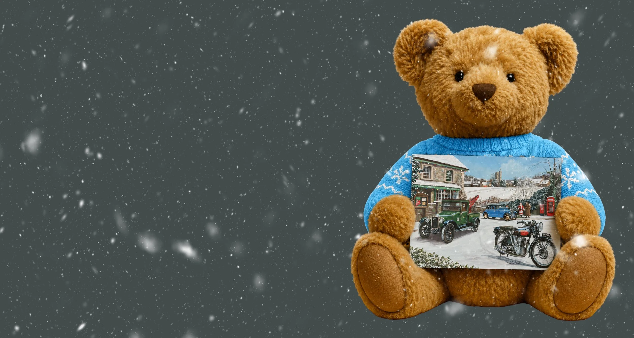 Another way to bring smiles to faces this festive season is by purchasing Ben’s charity Christmas cards