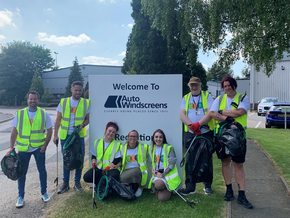Auto Windscreens marks World Environment Day with litter pick — Garage