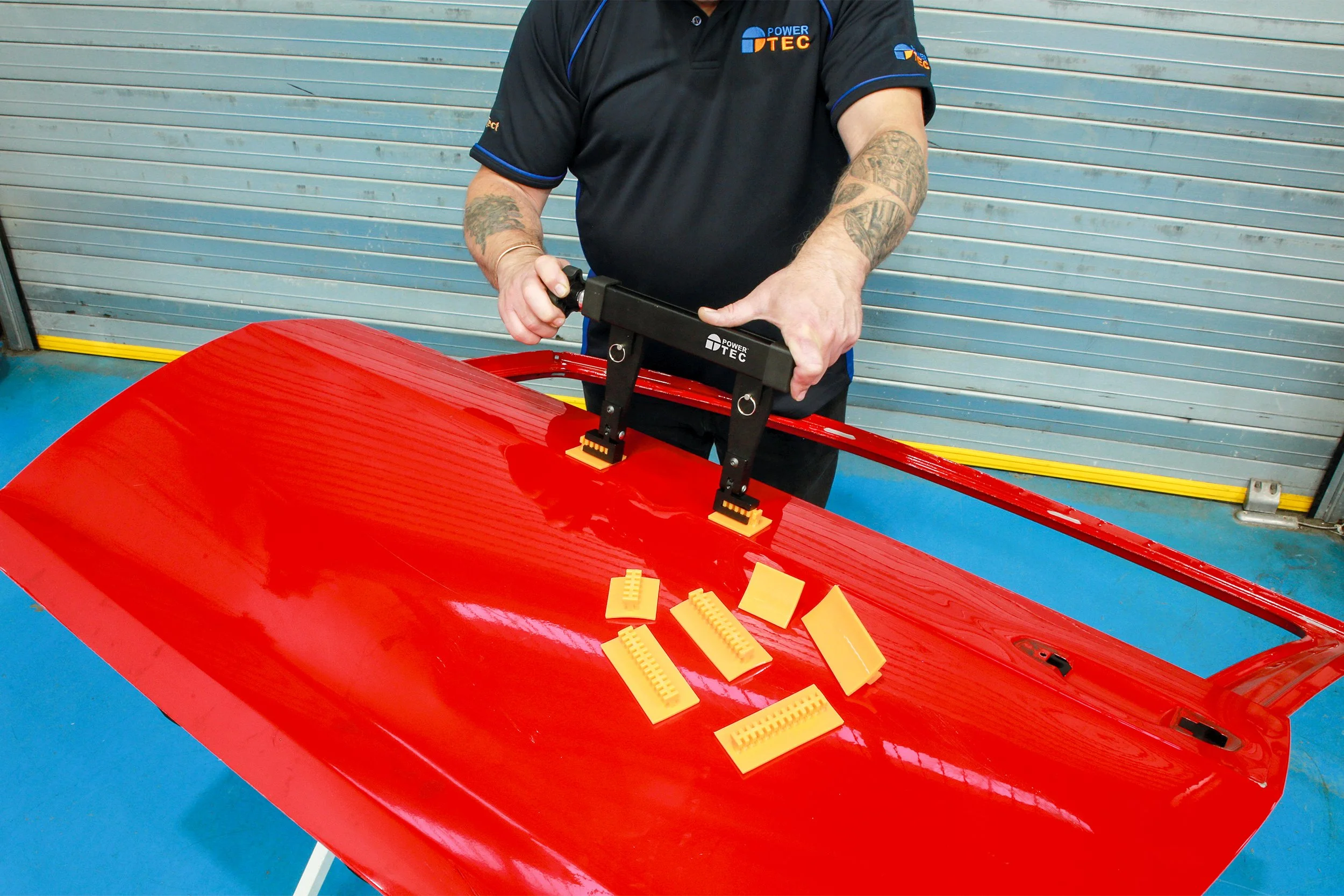 designed to make lateral (sideways) glue-pulling and PDR work cleaner, quicker and less likely to overstretch metal