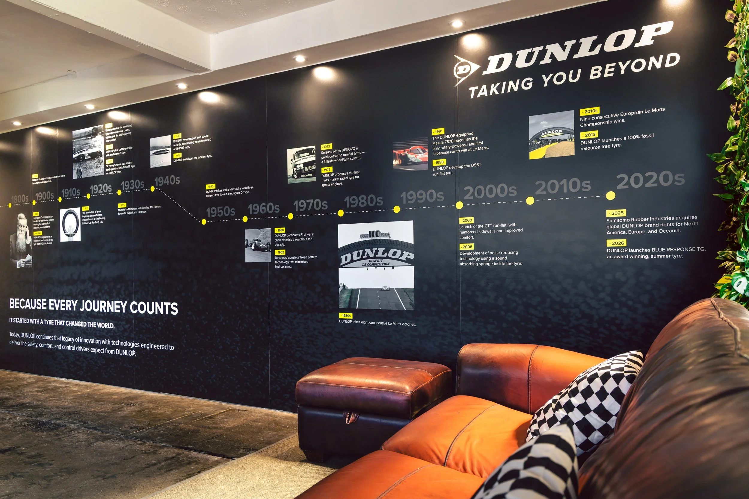Totton site introduces new DUNLOP branding across workshop and customer areas
