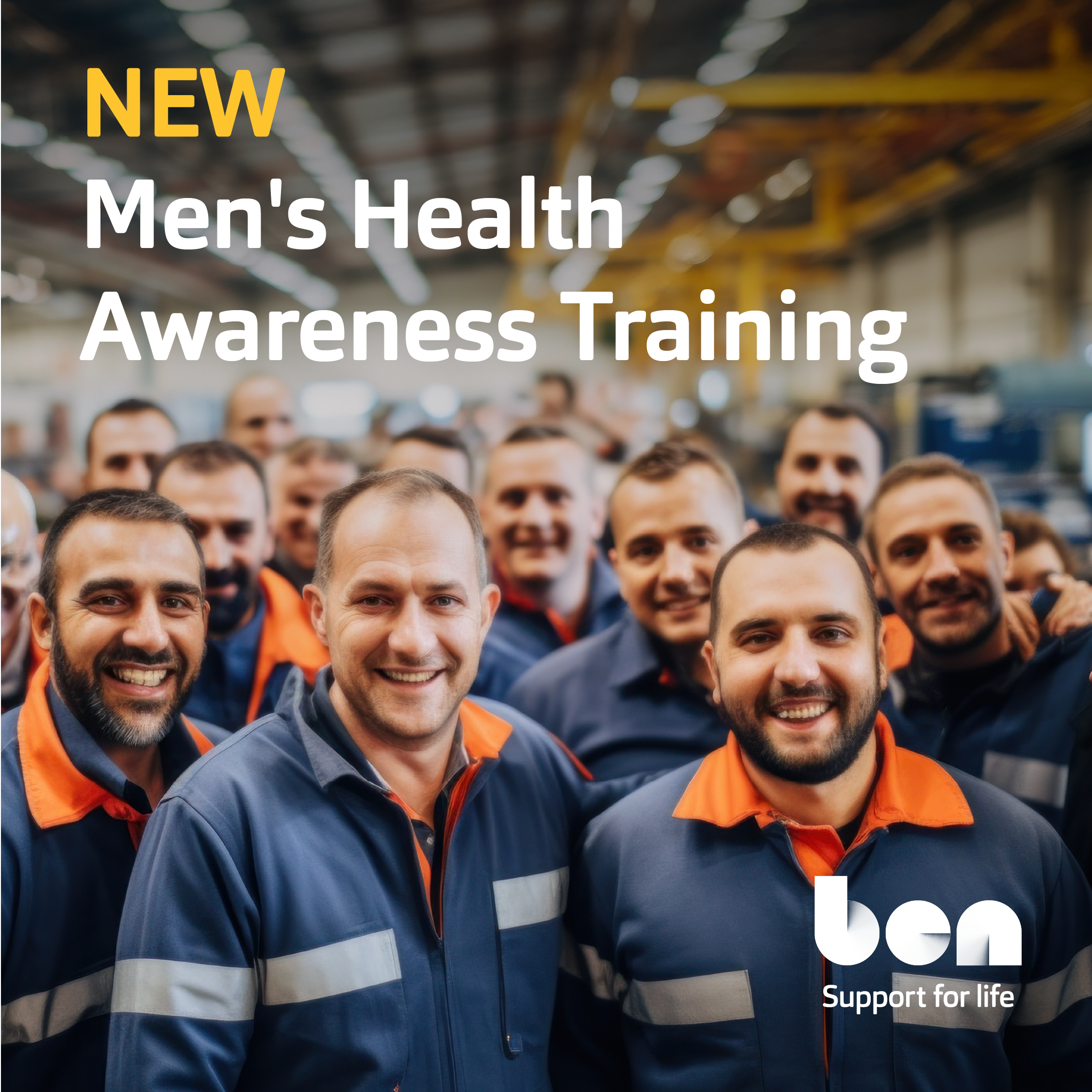Ben launches new men’s health awareness training for the automotive industry